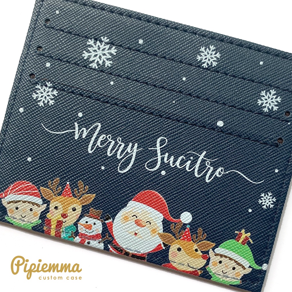 Cardholder Christmas Dompet Kartu Kado Natal