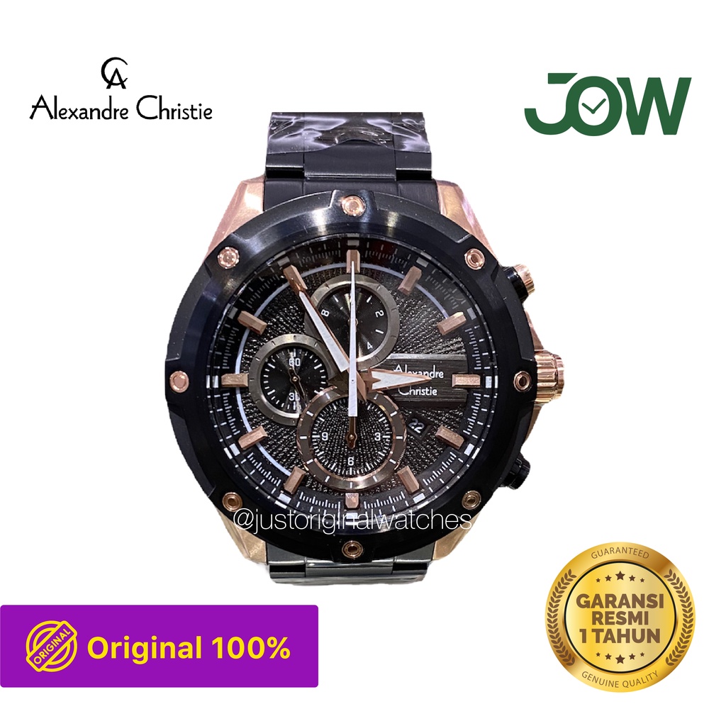 Jam Tangan Pria Alexandre Christie 6605 AC6605 6605MC ORIGINAL RESMI
