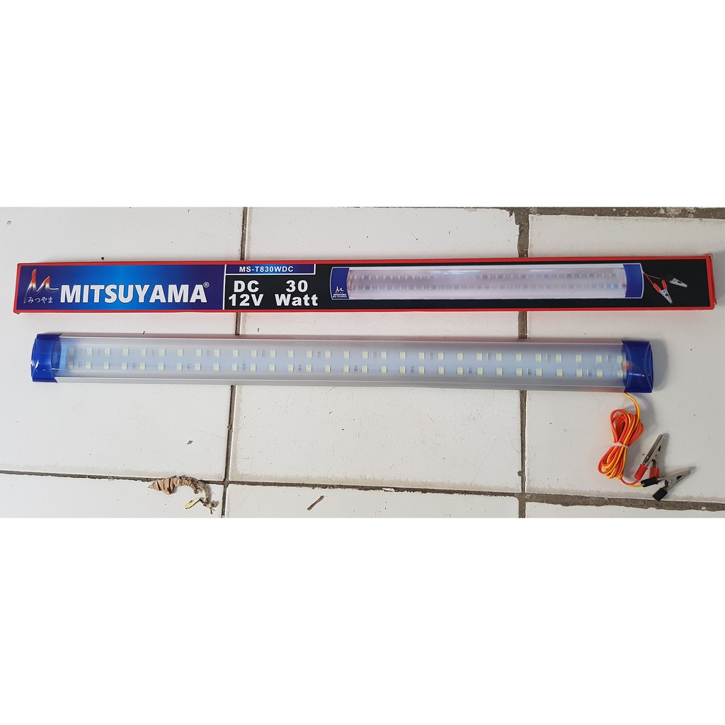 MITSUYAMA MS-T830 lampu led DC 12v 64cm 30w 72LED SMD cahaya putih