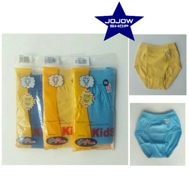 GROSIR (3PCS) GT MAN KIDS 504 BW CELANA DALAM ANAK COWOK