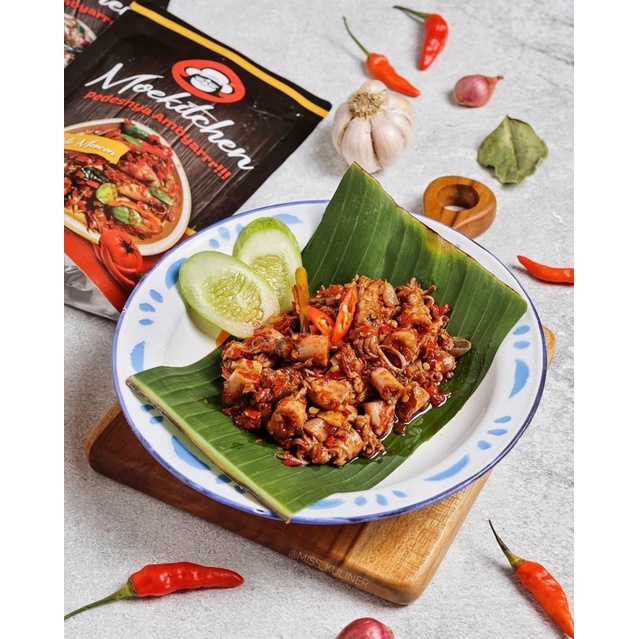 

Sambal Cumi Mercon Non Pete Petai Sambel Ciamik Pedas 150gr