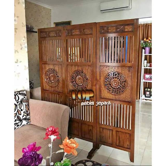 penyekat ruangan,top,mebel jepara