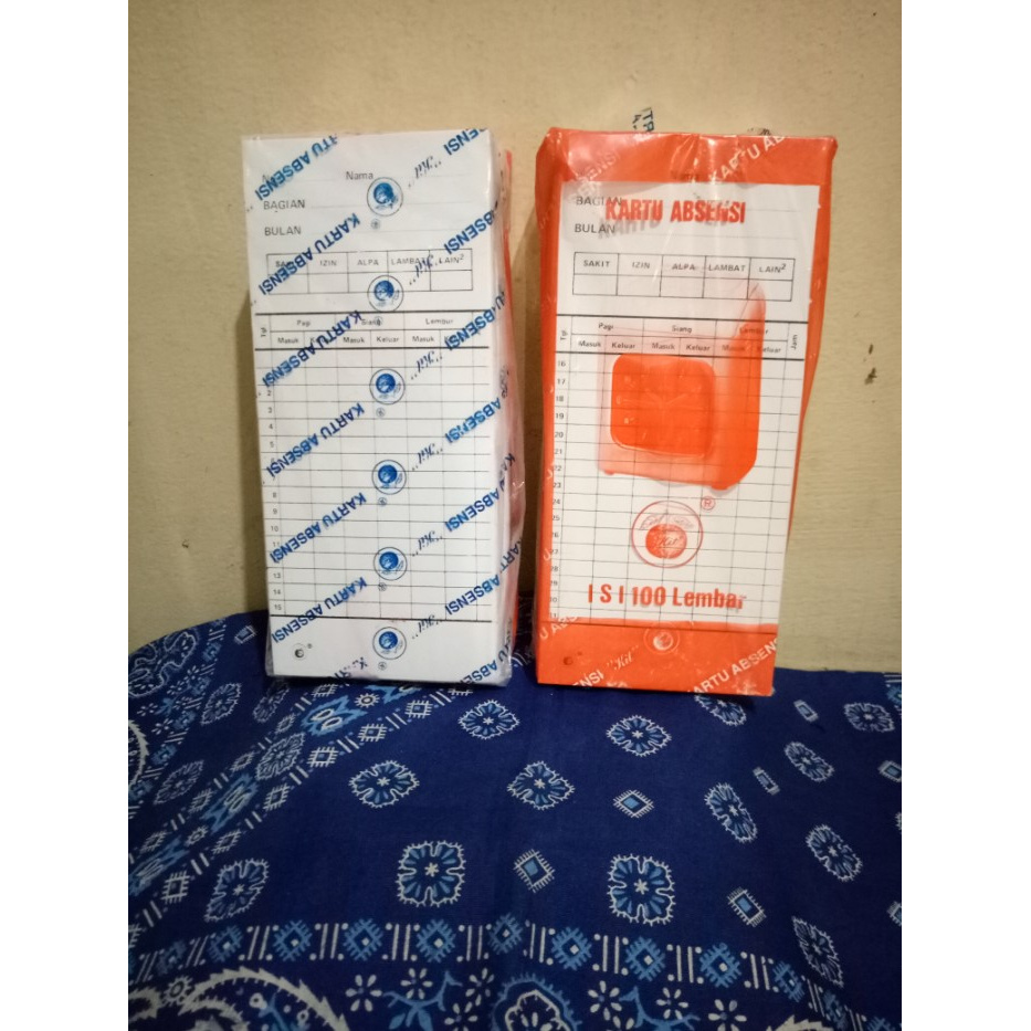 

Utrs0e4 Kartu Absen Mesin Absensi Amano 100 Lbr As71S0D