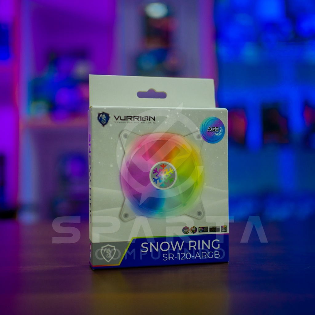 Fan Case Vurrion Snow Ring SR 120 ARGB New Garansi Resmi