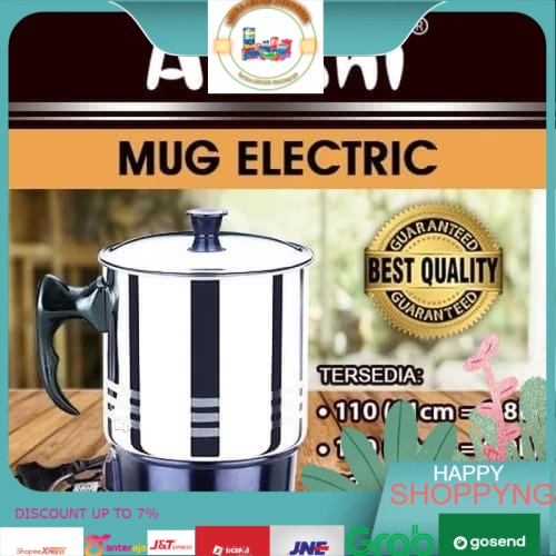 ARASHI Mug Elektrik Pemanas Air Stainless