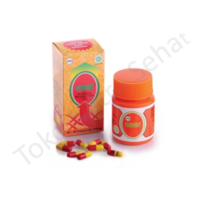 VERMINT ISI 30 KAPSUL EKSTRAK CACING TANAH MEREDAKAN DEMAM GEJALA TIPUS / TIPES / TIFUS