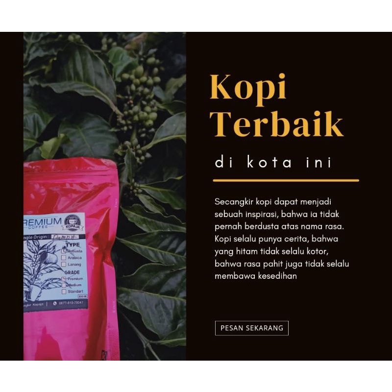 

Kopi Lanang Original Dampit Malang