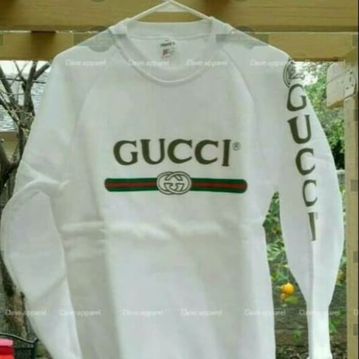 t shirt kaos baju lengan panjang long sleeve gucci original
