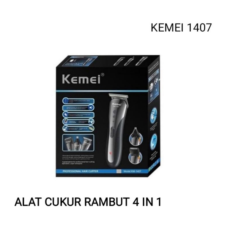 ALAT CUKUR RAMBUT KEMEI 1407 / SEGALA JENIS RAMBUT / alat cukur portable