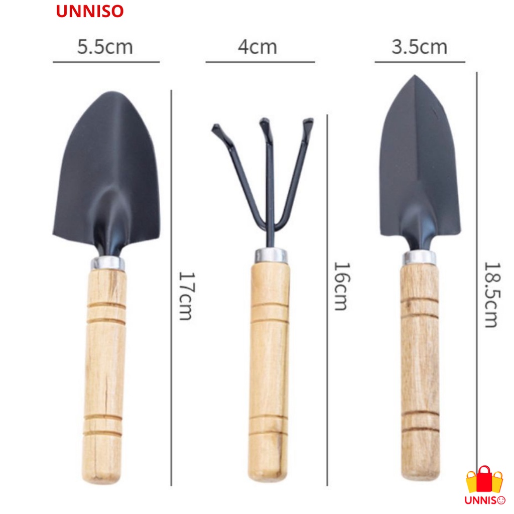 UNNISO - Garden Tool Alat Berkebun Set Isi 3 Pc GT2