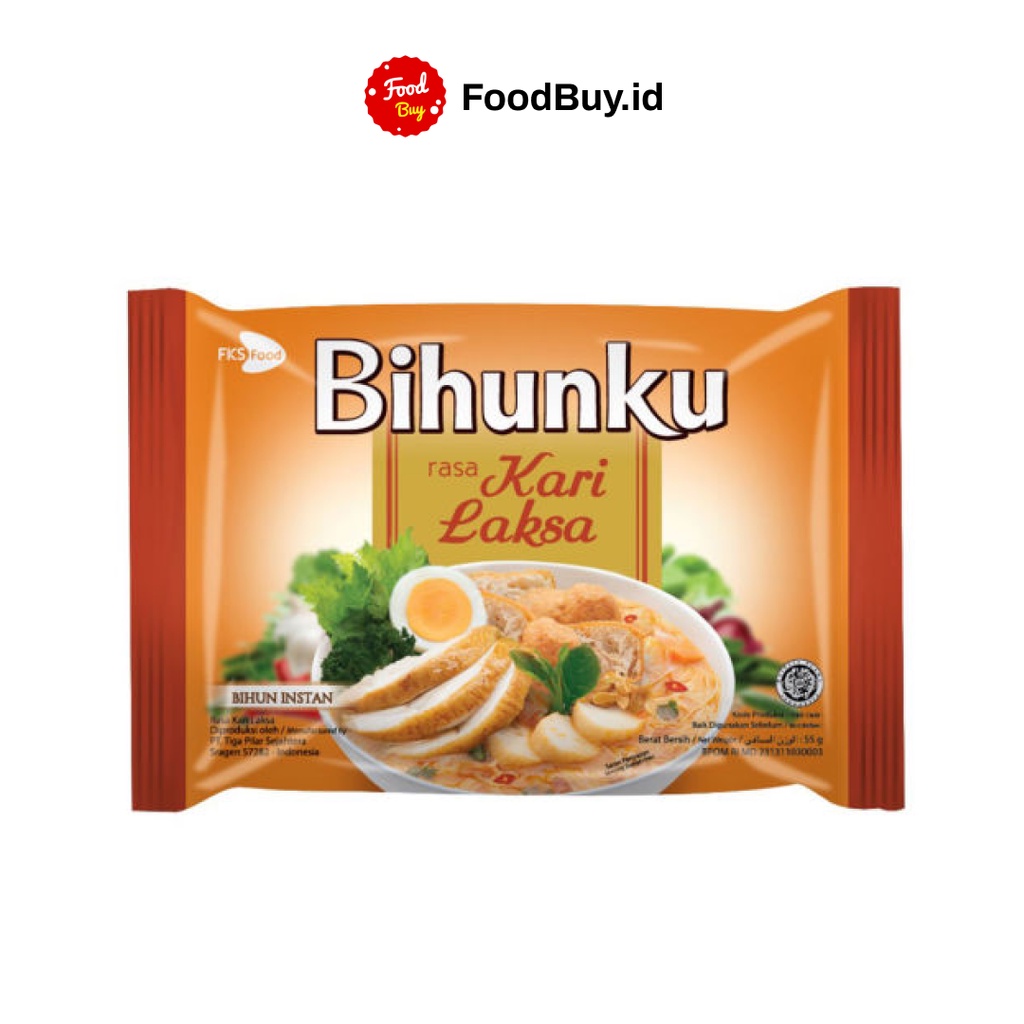 

Bihunku Bihun Rasa Kari Laksa 55 gr