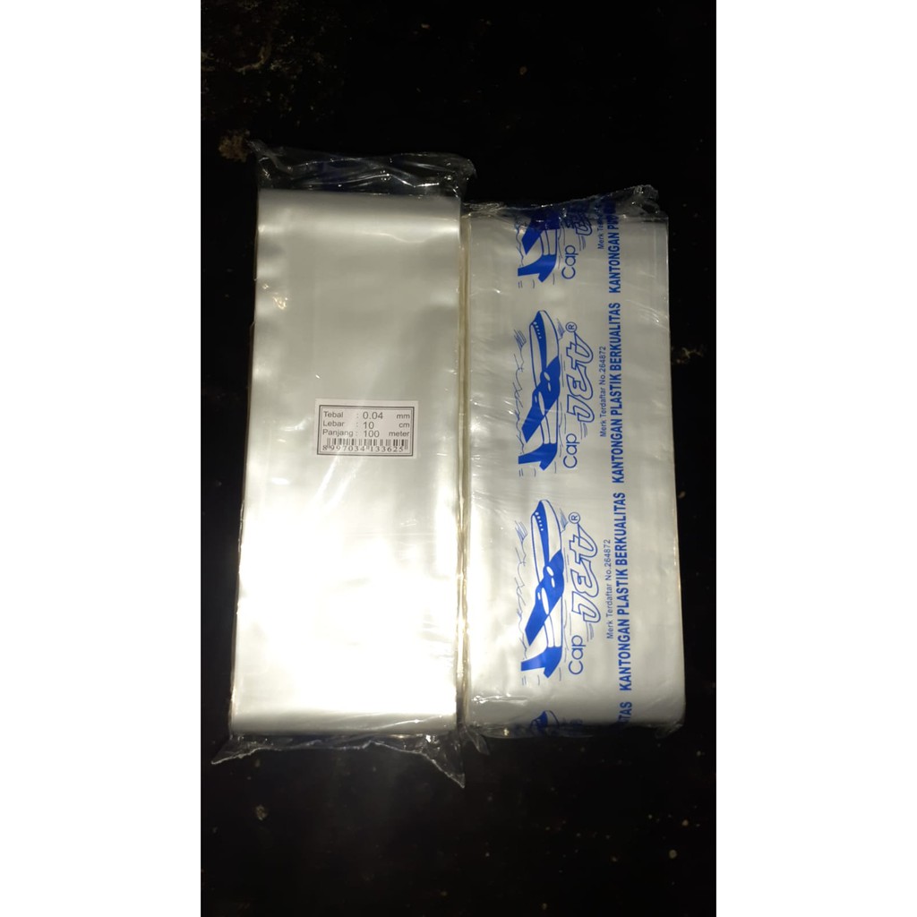 plastik PP 0,05 8x100m - Sablon 1 Warna - Potong Satuan