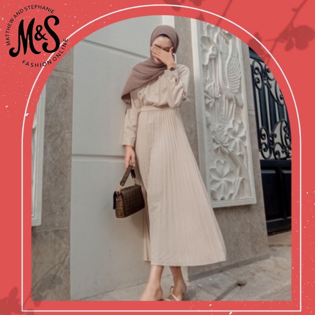 Dress Sonia Import Plisket Premium / Dress Import / Dress Muslim