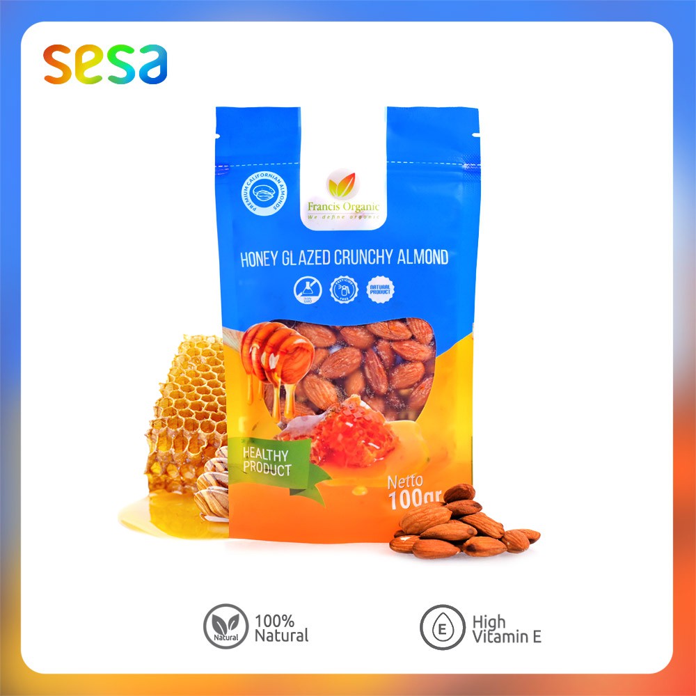 

Francis Organic - Honey Glazed Crunchy Almond 100 g