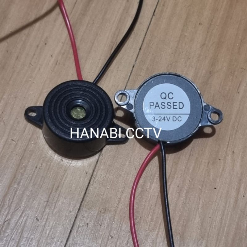 Buzzer Putih Speaker Aktif Alarm Buzer Continuous Terusan SFM-27 3v -24v DC