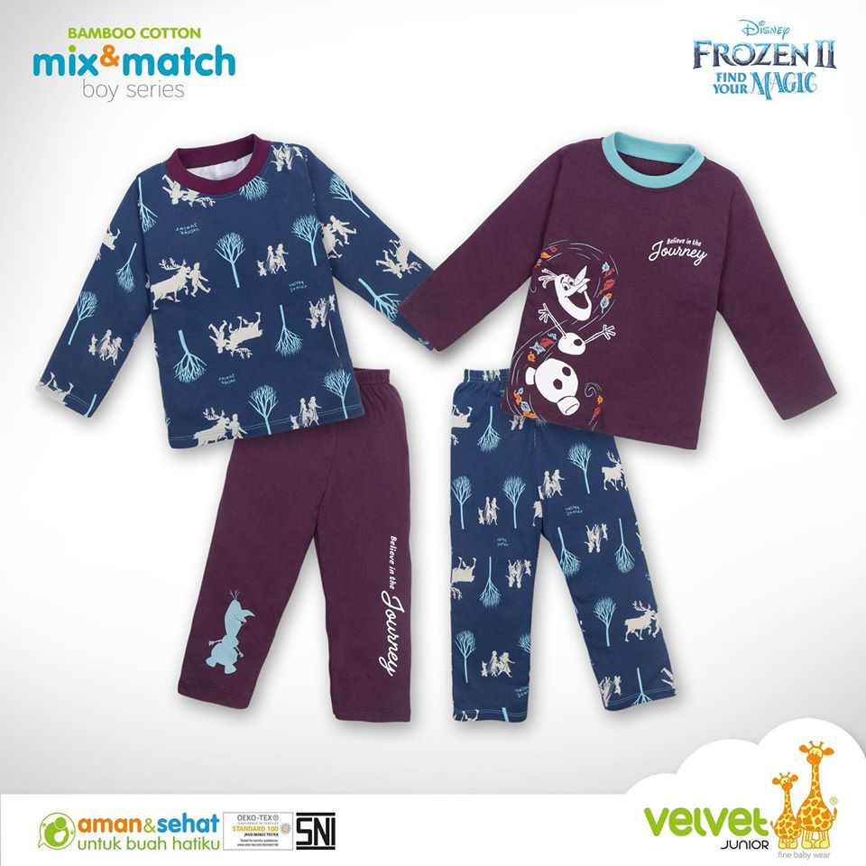 Velvet Junior bamboo cotton 2set