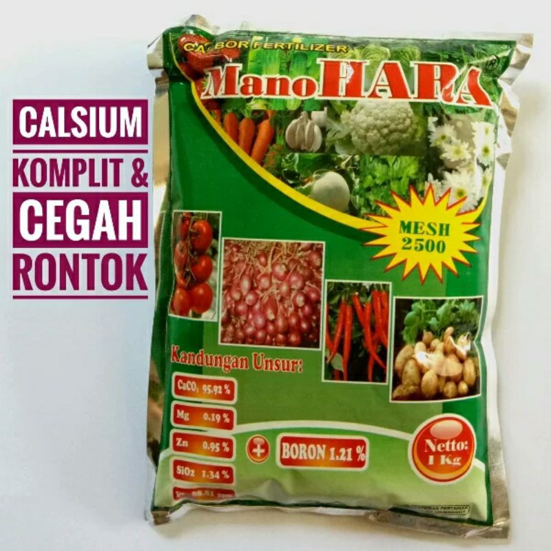 obat pertanian mano hara sebagai calsium lengkap & cegah rontok