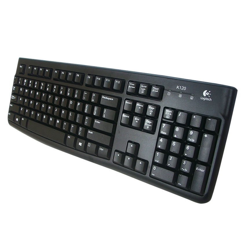 Trend-Logitech Keyboard USB K120 - Hitam Original