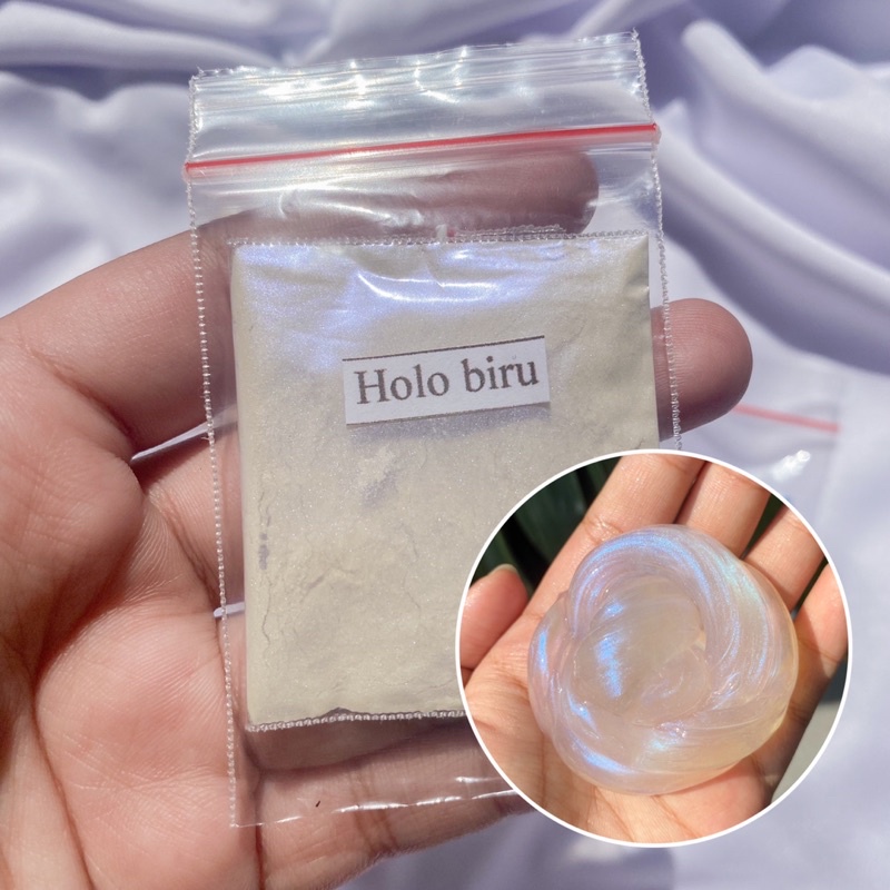 POWDER SLIME / PEWARNA SLIME METALIC GOLD HOLOGRAM