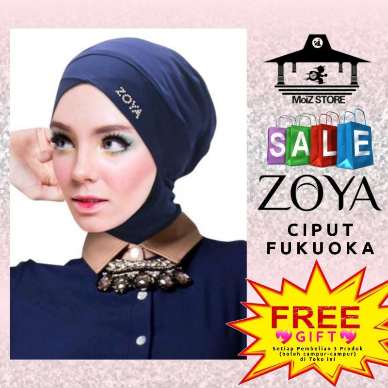 Zoya Ciput Jilbab Hijab Kerudung Fukuoka Zoya / Zoya Ciput Ninja Promo Original Terbaru Murah Ori Zo
