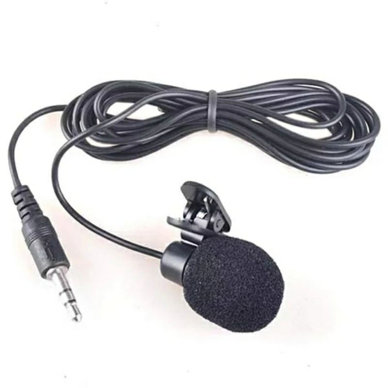 3.5mm Microphone youtuber Clip On mic 2garis vlogger &amp; tiktok