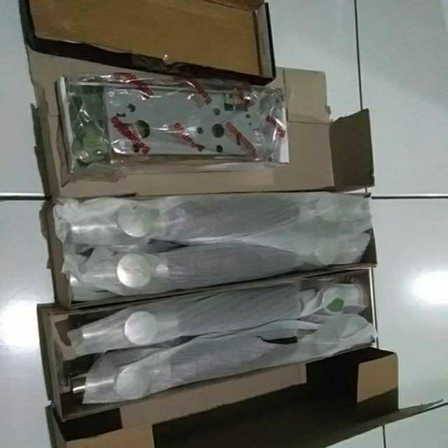 Handle Pintu Stainless Roket 2 Set+kunci