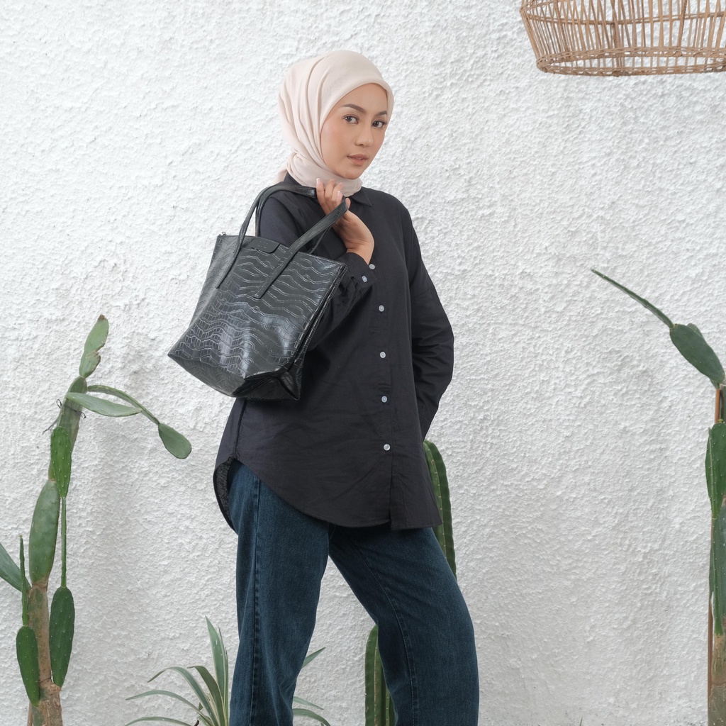 Emma Handbag LFL - HITAM