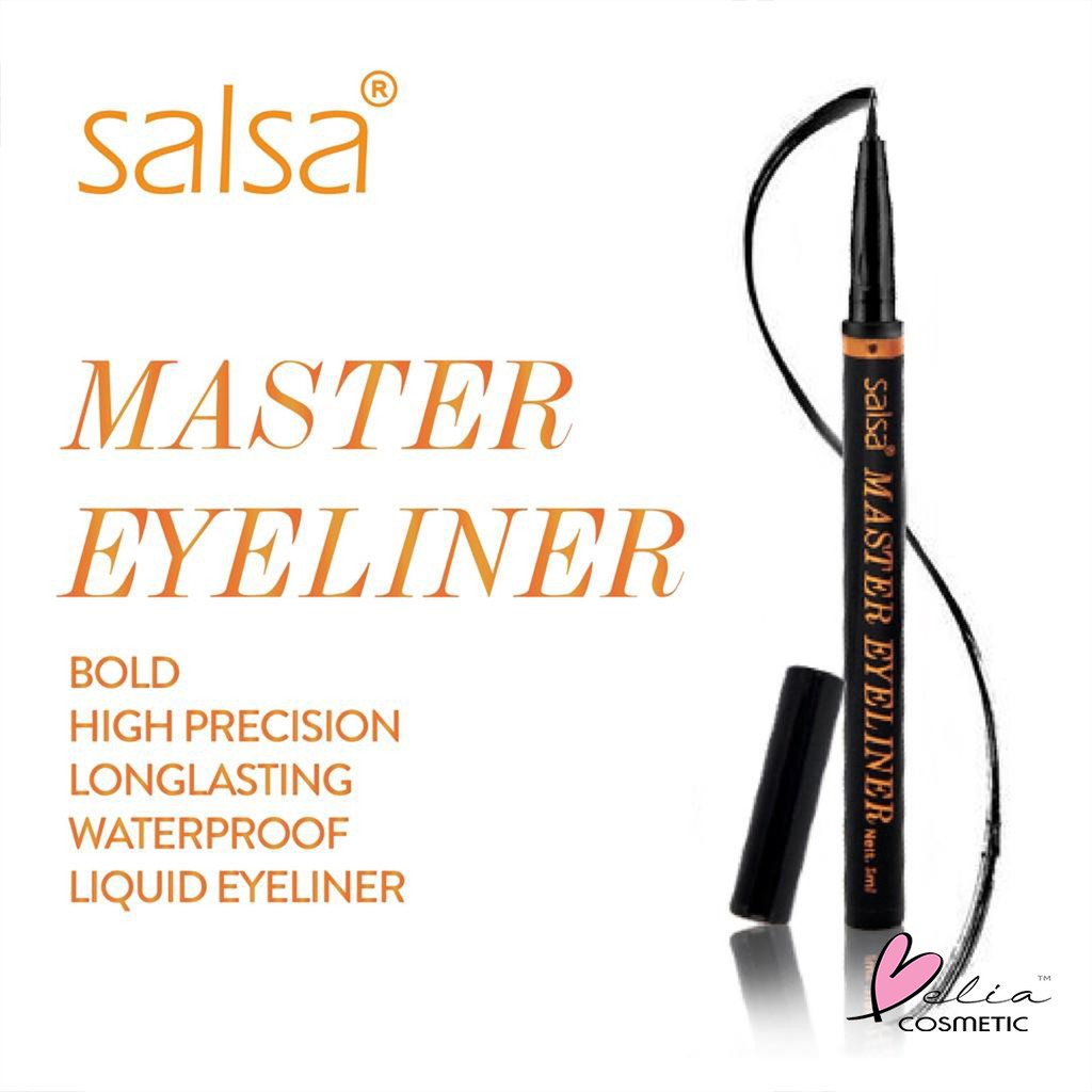 ❤ BELIA ❤ SALSA 2in 1 Hyperlash Eye Liner + Mascara 5gr | Master Eyeliner 5 mL 2 in 1 2in1