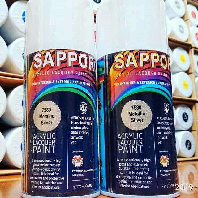 Sapporo Spray 300ML  7580 Metallic Silver / Pilox