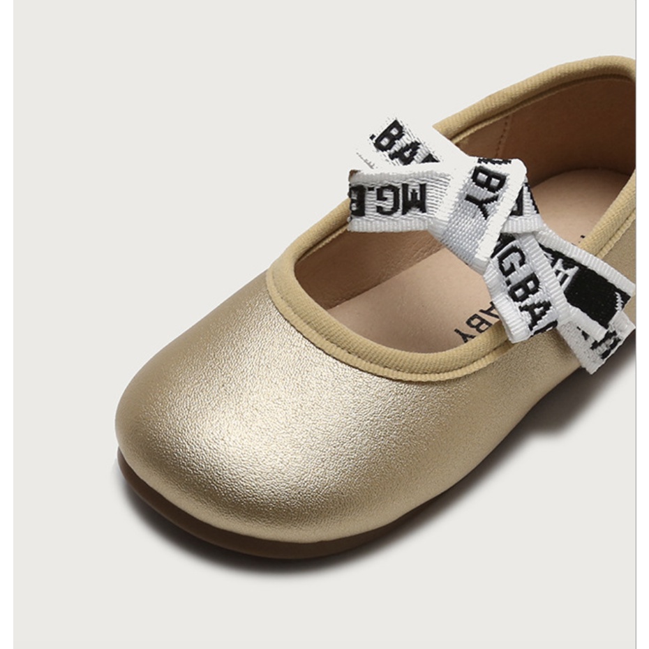 babyfit sepatu anak perempuan model tali pita velcro girls flat shoes import mg-f21