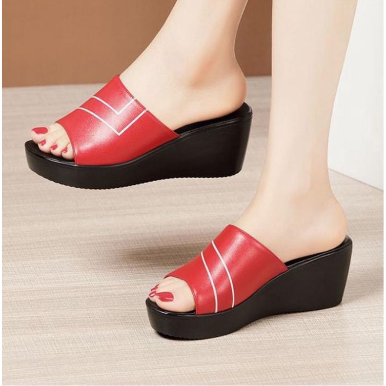 Sandal Wanita terlaris 2022 // SANDAL WEDGES  TREND 2022 // SANDAL WEDGES TERBARU 2022 // sandal wedges import / sandal wedges termurah