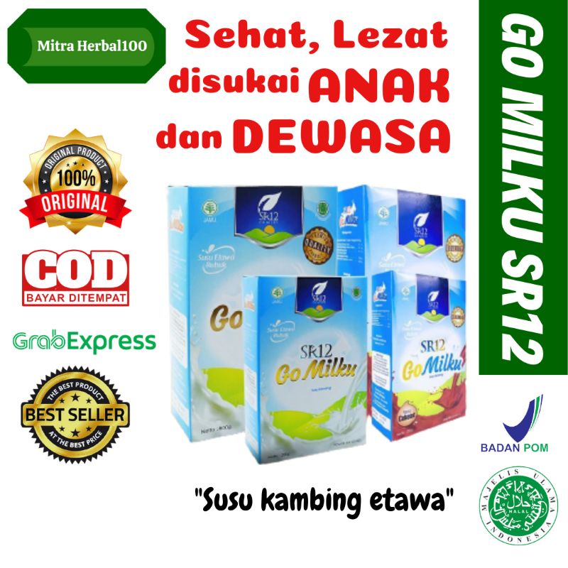 

SR12 Ori Gomilku Go Milku 200gr Susu Kambing Etawa Murni Meningkatkan Imun Suplemen Kesehatan Susu Murni Meningkatkan Imun Suplemen Kesehatan Susu Kambing Asli