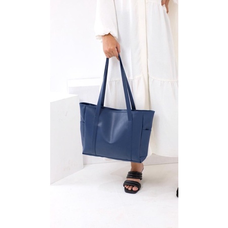 TOTE BAG 100rb DAPAT 3/ TAS KERJA/ Code SHOPER VERINA POCKET