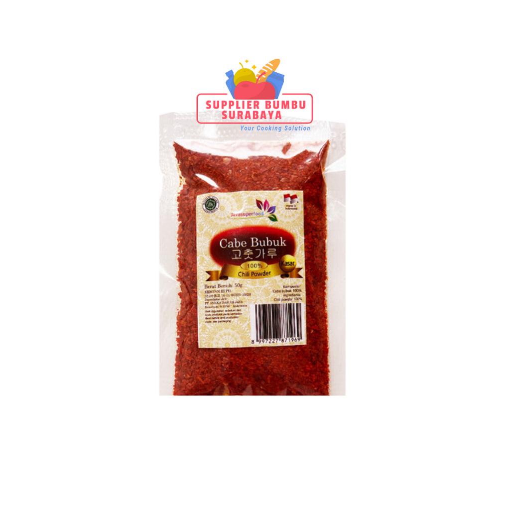 Gochugaru Bubuk Cabe Kasar Halus Cabai Red Pepper Powder Korea Halal 50g