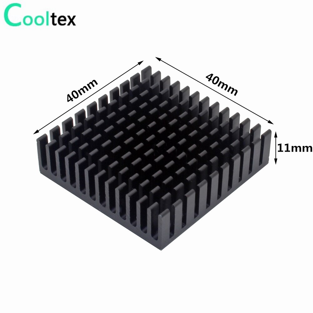 [SEN-9002] HEATSINK ALUMUNIUM 40X40X11 HEATSINK PENDINGIN LED PELTIER HEATSINK