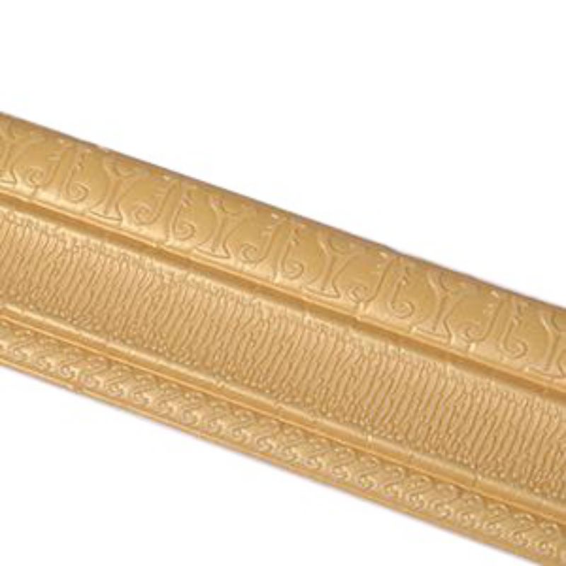 Wallpaper List 3D Foam Lis Profil Ukuran 230cm x 8cm-Gold Polos