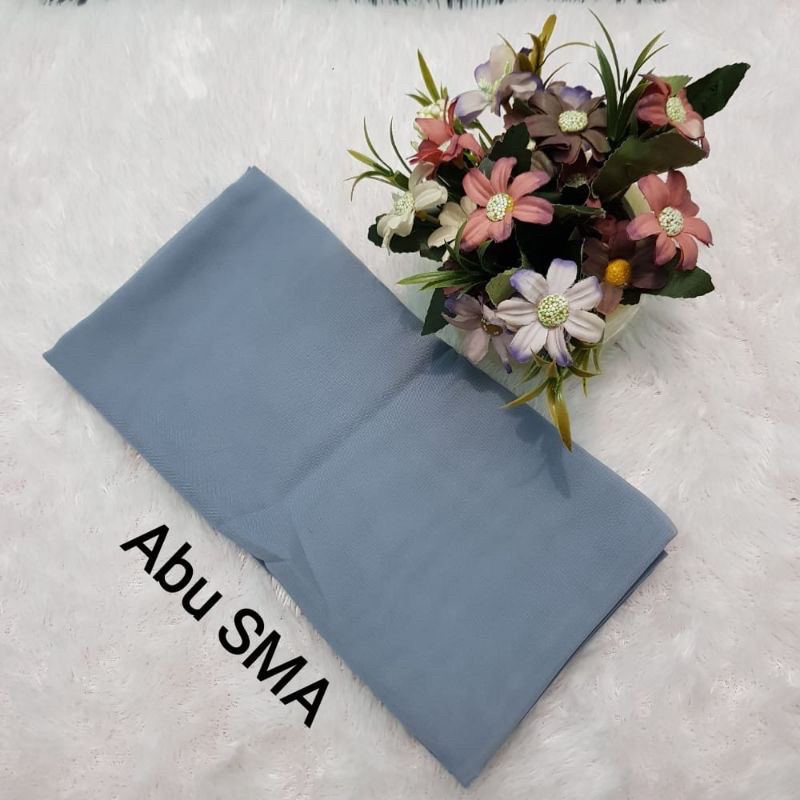 Jilbab Bella square pollycotton Abu SMA