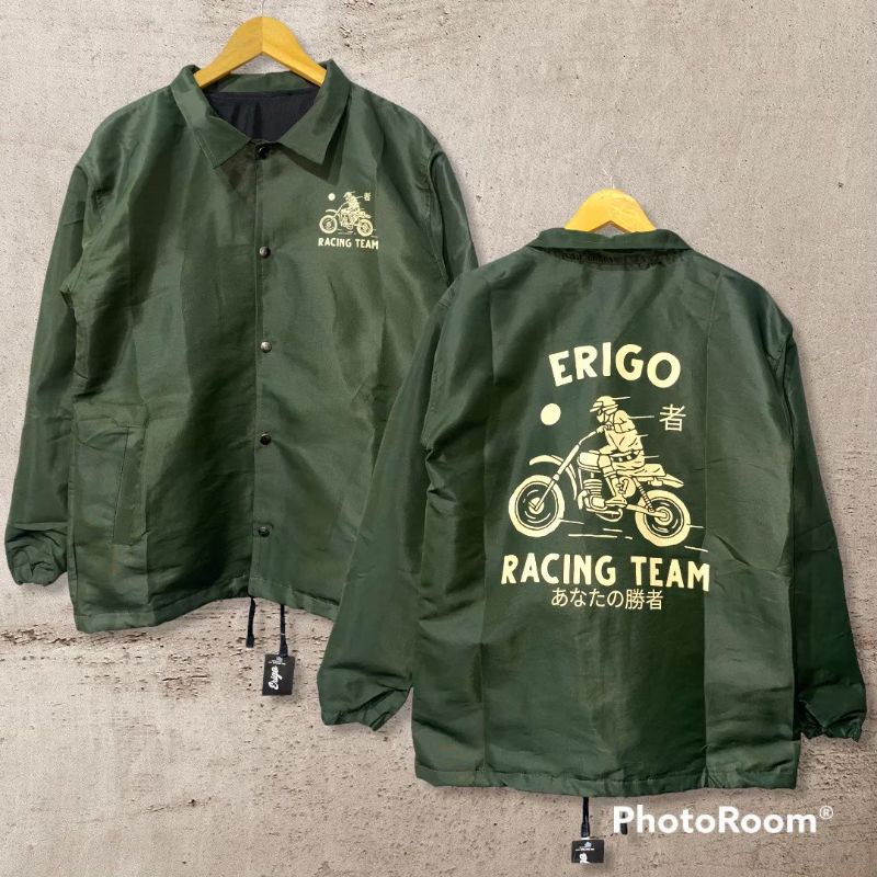 Erigo coach jacket Original Unisex Pria Wanita