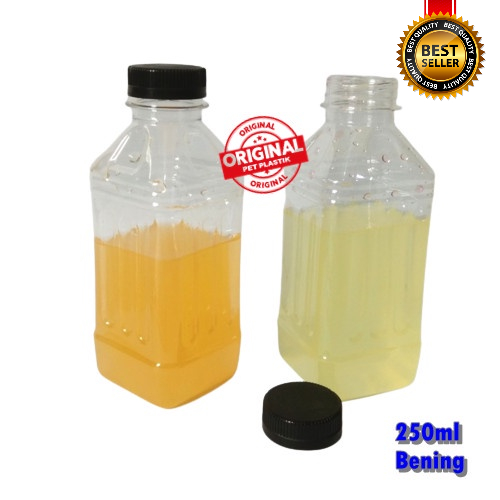 Botol Taro / Chimory 250ml Botol Plastik Pet Bening Transparan Botol Minyak Goreng