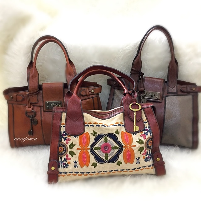 TAS FOSSIL BAG VRI WEEKENDER MEDIUM PRELOVED