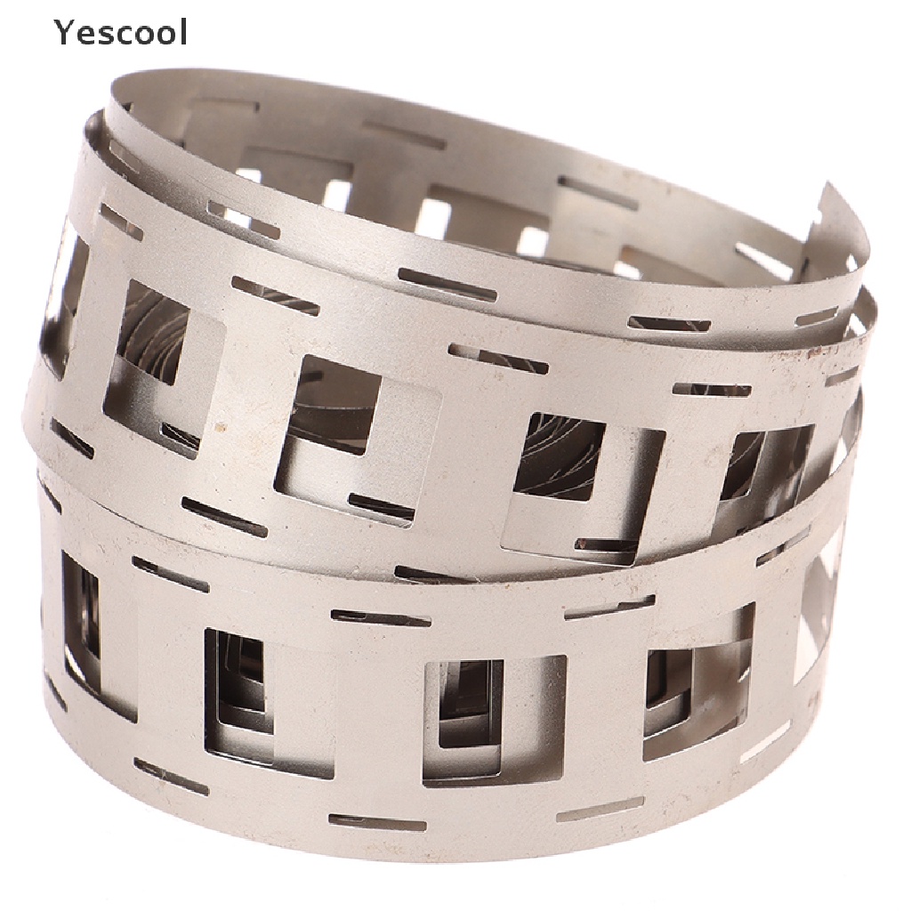 Yescool strip Nikel Murni Panjang 1M Untuk Baterai li-ion 18650 2P 0.15mm