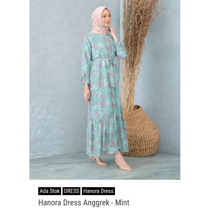 Hanora Dress Anggrek Mint by Gonegani