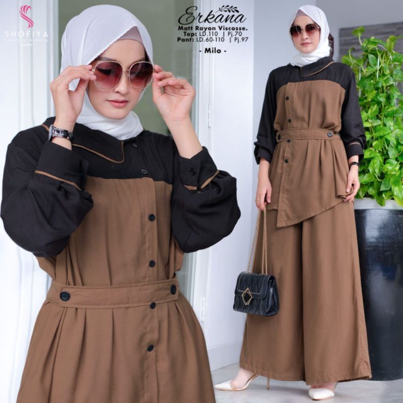 ERKANA ORIGINAL SHOFIYA / SET MUSLIM DEWASA TERBARU [READY]