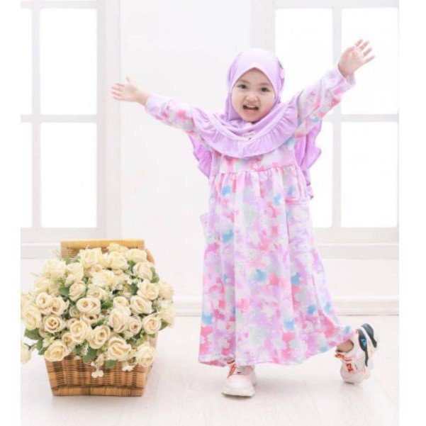 Gamis Makka By Viola Kids / Gamis Anak Ready M