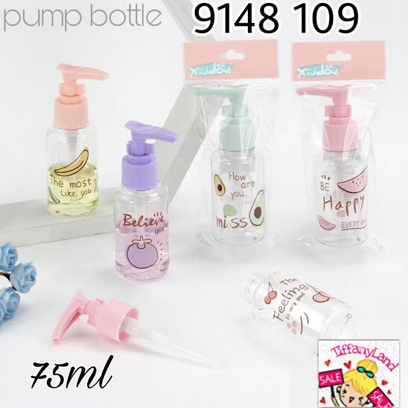 botol pump fruits 75 ml kode 9148109