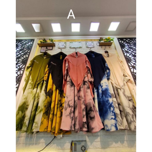 MONALISA SET SYARI BY AZZAHRA ORIGINAL