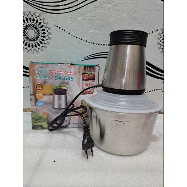 Blender Portable SX-685 Multifungsi | Blender Multifungsi Stainless Steel SX685 | Blender Daging Shuangxiong SX 685 Anti Karat | FMS