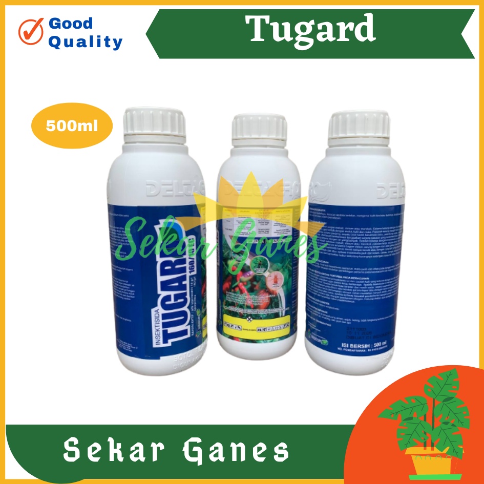 Obat Hama Tanaman Tugard 500 ml 160/10EC Digunakan Untuk Mengendalikan Hama Pada Tanaman Cabai Kedelai Kakao Dan Jarak Pagar Pestisida Tanaman Ulat Insektisida Kutu Putih Obat Hama Tanaman Tugard 100 ml Insektisida Tanaman