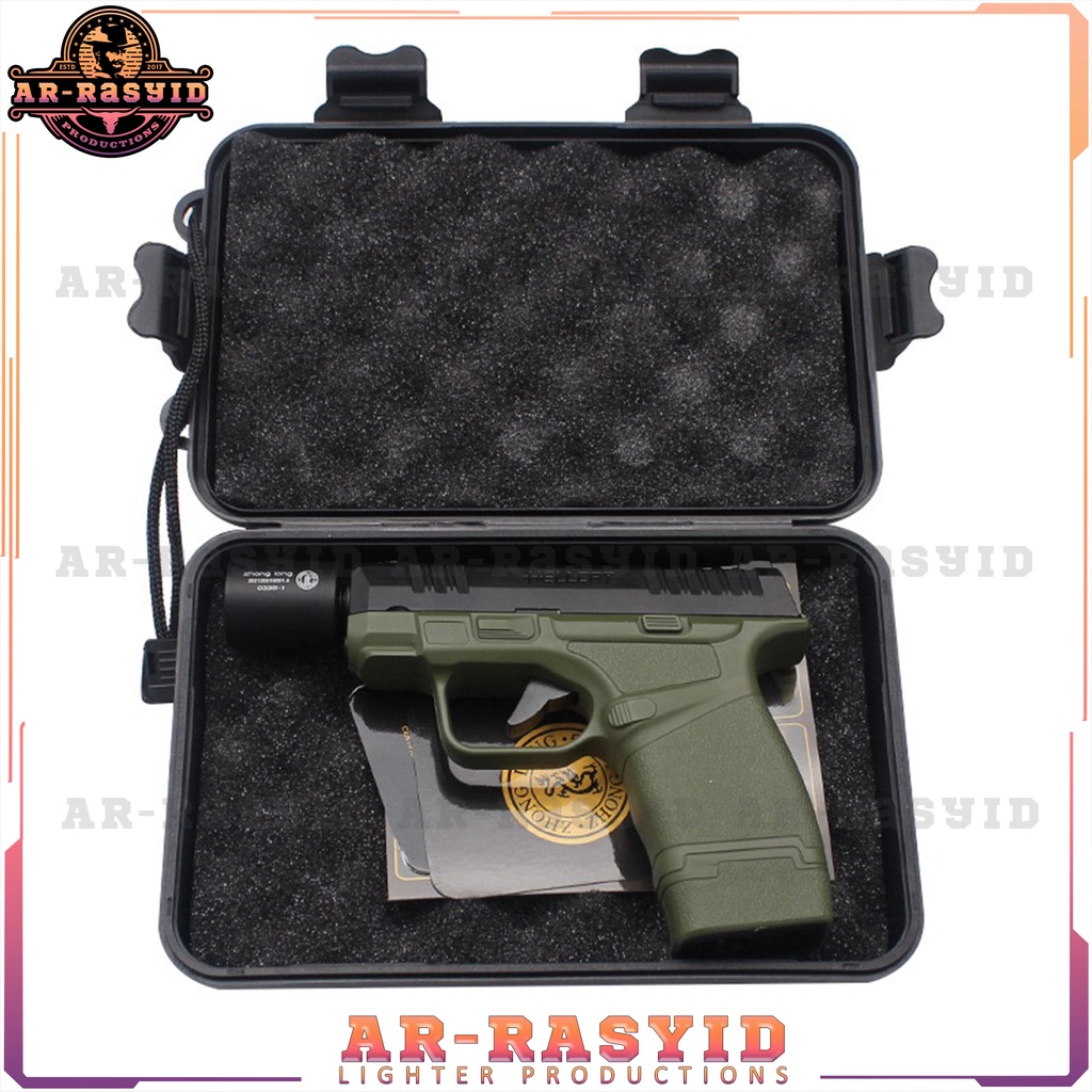 BISA COD Korek Api Pistol Hellcat 2 Api Bara Las Gas Zhong Long PS-033B-1