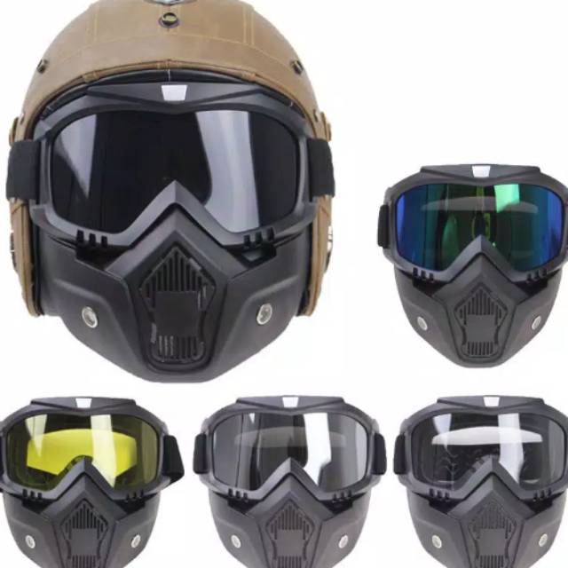 GOOGLE MASK | Topeng motor | Masker Helm
